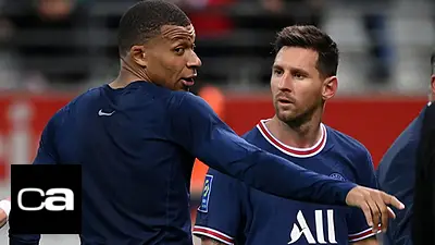 Christophe Galtier Lionel Messi Kylian Mbappé PSG Christophe Galtier Lionel Messi Kylian Mbappé PSG