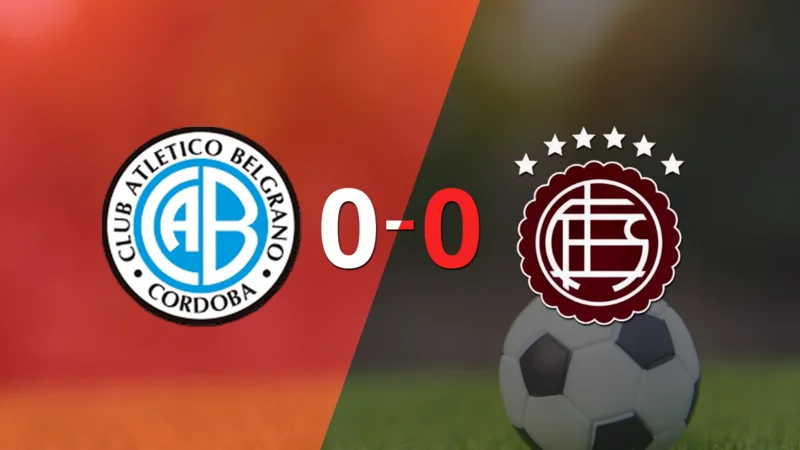 No hubo goles en el empate entre Belgrano y Lanús