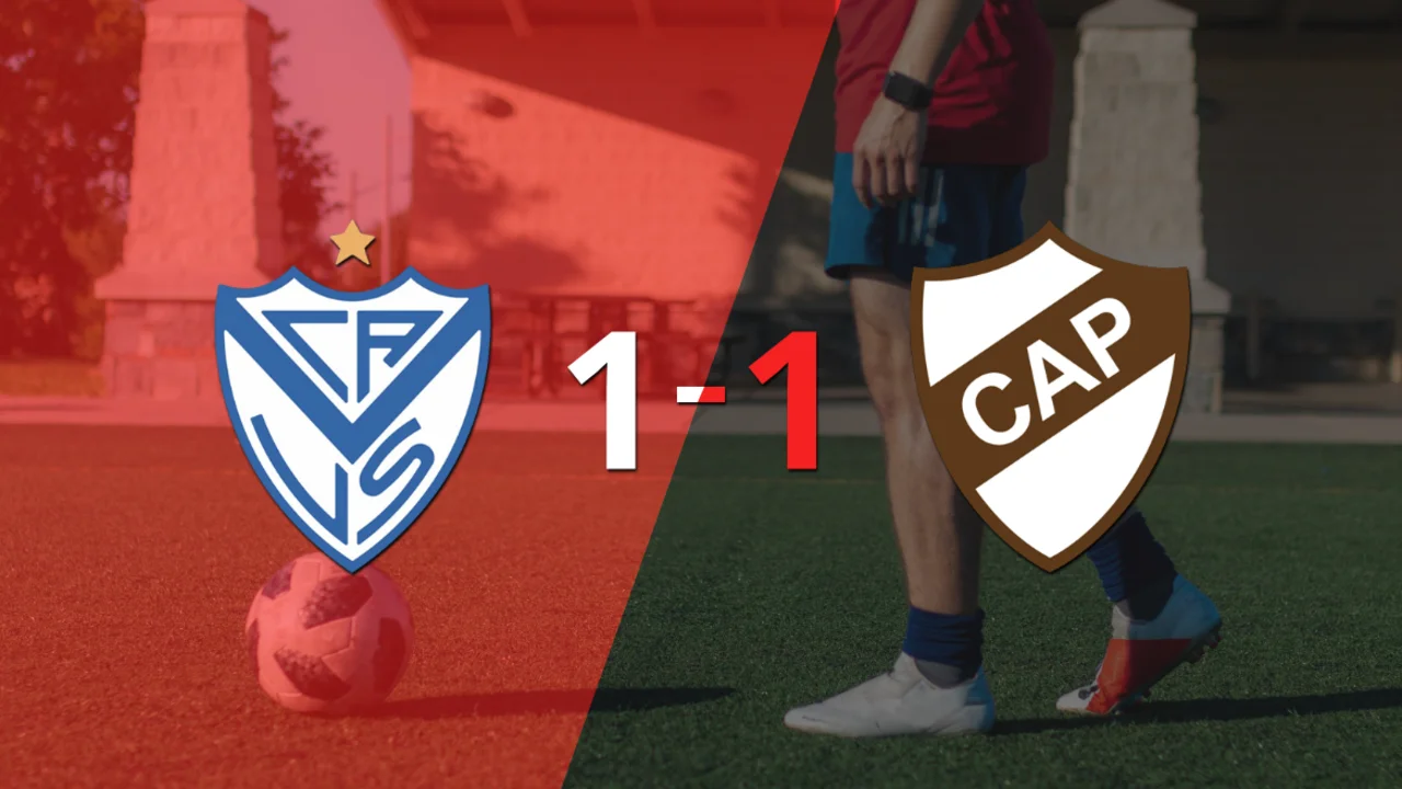 Platense empató 1-1 en su visita a Vélez