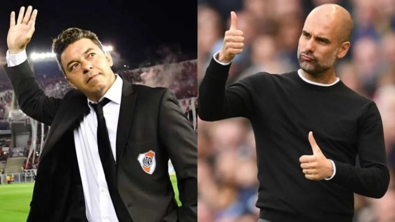 Pep Guardiola tuvo un inesperado gesto con Marcelo Gallardo