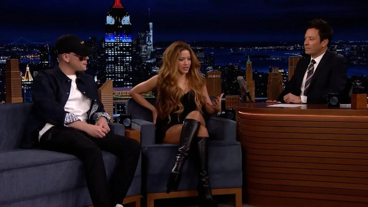 Bizarrap, Shakira y Jimmy Fallon