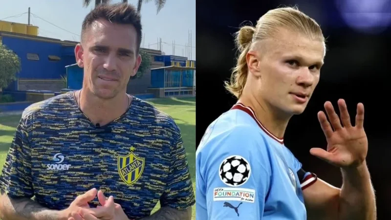Pablo Mouche Erling Haaland Champions League