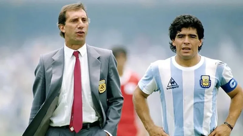 Carlos Bilardo. Diego Maradona.