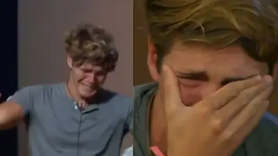 El desconsolado llanto de Marcos en Gran Hermano. El desconsolado llanto de Marcos en Gran Hermano.