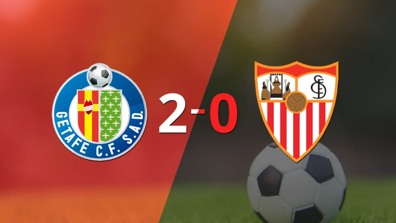 Getafe marcó dos veces en la victoria ante Sevilla en el estadio Coliseum Alfonso Pérez