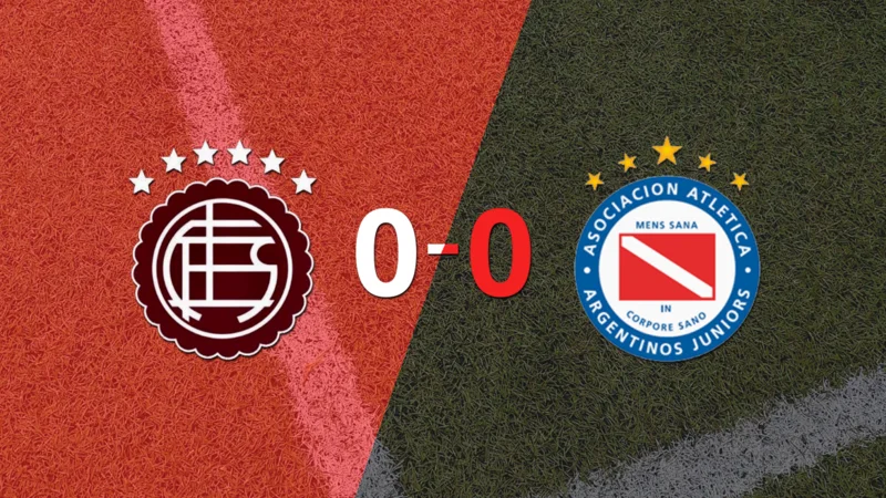 Lanús y Argentinos Juniors no se hicieron daño y empataron sin goles