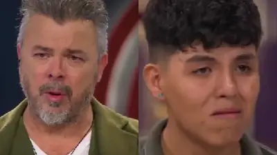 Donato De Santis llorando en Masterchef por Telefe Donato De Santis llorando en Masterchef por Telefe