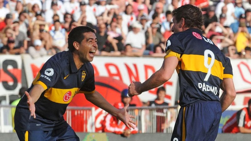 Juan Román Riquelme Martín Palermo Boca Juniors Villarreal
