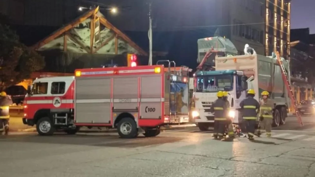 Bariloche: un hombre murió compactado por un camión recolector de basura