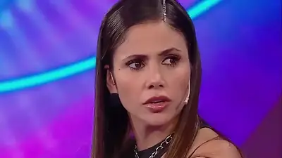 Romina Uhrig en El Debate de Gran Hermano Romina Uhrig en El Debate de Gran Hermano
