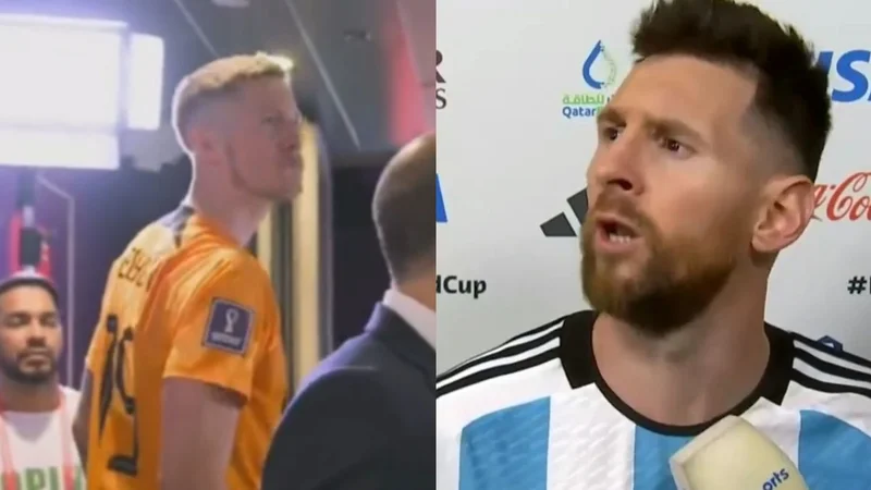Wout Weghorst Lionel Messi Selección Argentina Mundial Qatar 2022