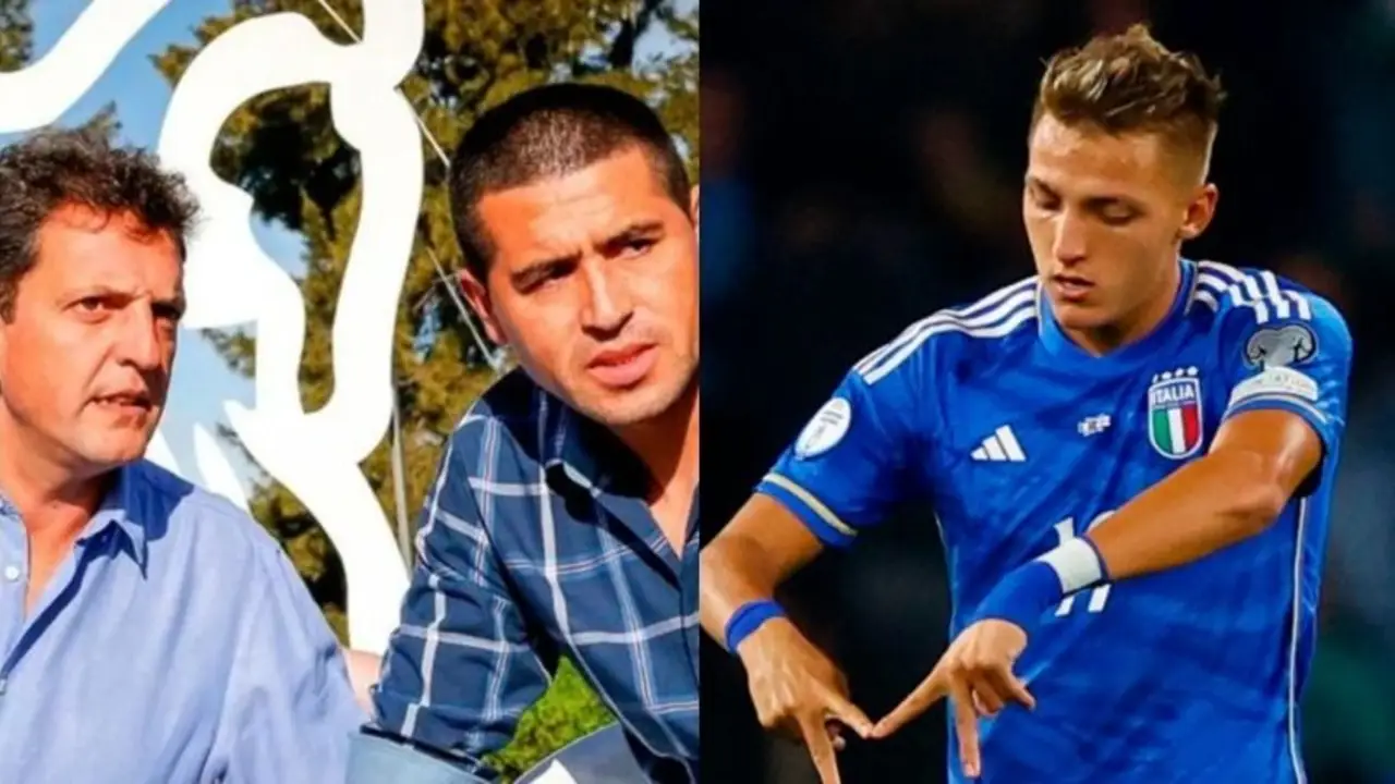 Sergio Massa, Mateo Retegui, Boca, Tigre, Juan Román Riquelme, Selección Italia, fútbol, deportes