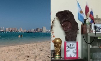 Estuvo en el Mundial y ahora vende arena de Qatar a $10.000 | Mundial qatar 2022