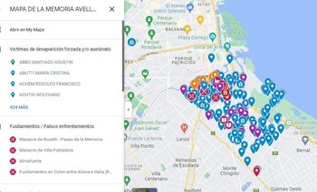 Conocé el "mapa de la memoria" en Avellaneda | Pba