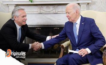 Alberto se reunió con Biden y le contó cómo afectó la sequía en la economía | Visita presidencial