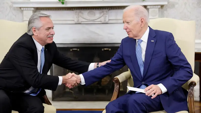 Alberto se reunió con Biden y le contó cómo afectó la sequía en la economía