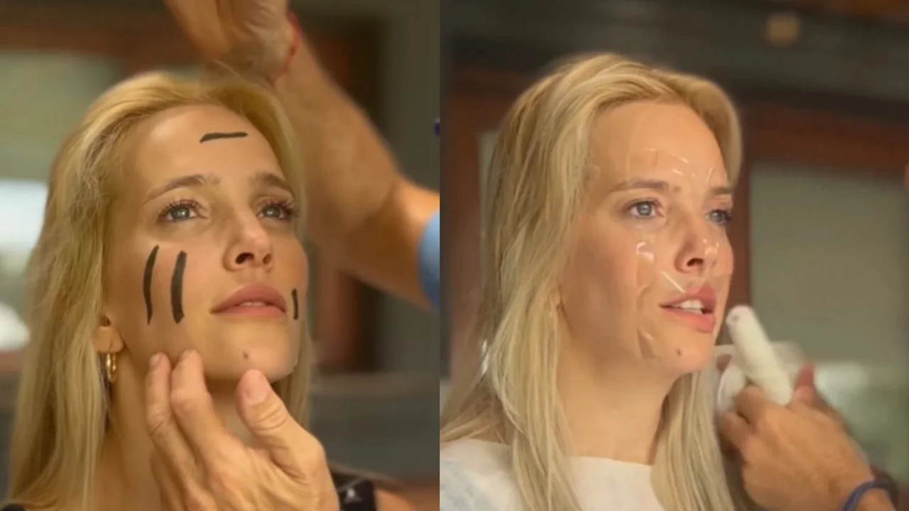 Luisana Lopilato se "operó" y quedó irreconocible.