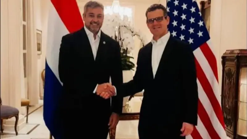 El número dos de la CIA se reunió en Paraguay con el presidente Abdo Benítez