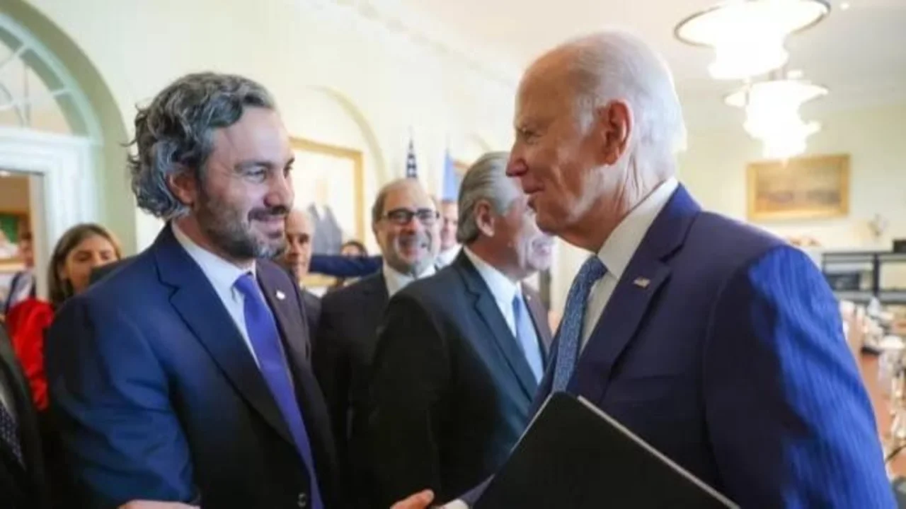 Cafiero confirmó el apoyo Biden a la Argentina en la negociación con el FMI