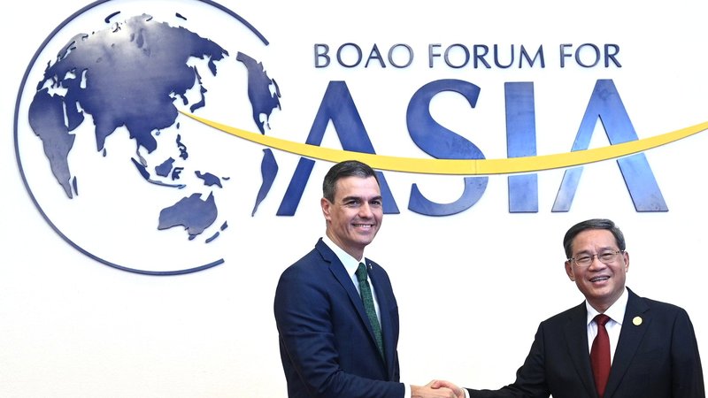 Pedro Sánchez viajó a China para discutir la guerra en Ucrania