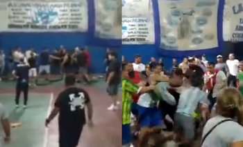 Video: lamentable batalla campal entre padres en un partido de baby fútbol | Fútbol