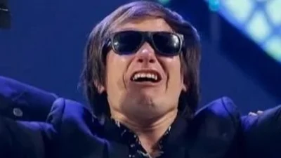 Nahuel Pennisi llorando en el Festival Viña del Mar 2020 Nahuel Pennisi llorando en el Festival Viña del Mar 2020