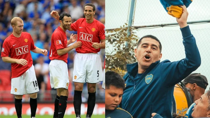 Rio Ferdinand Manchester United Juan Román Riquelme