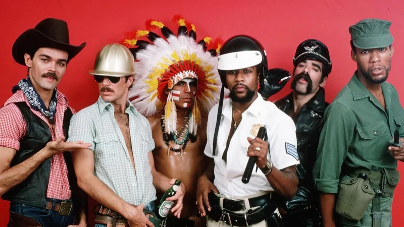 Fotografía de la mítica banda Village People