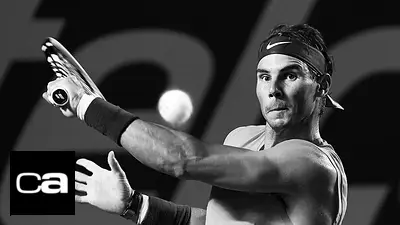 Fotografía del tenista español Rafael Nadal Fotografía del tenista español Rafael Nadal