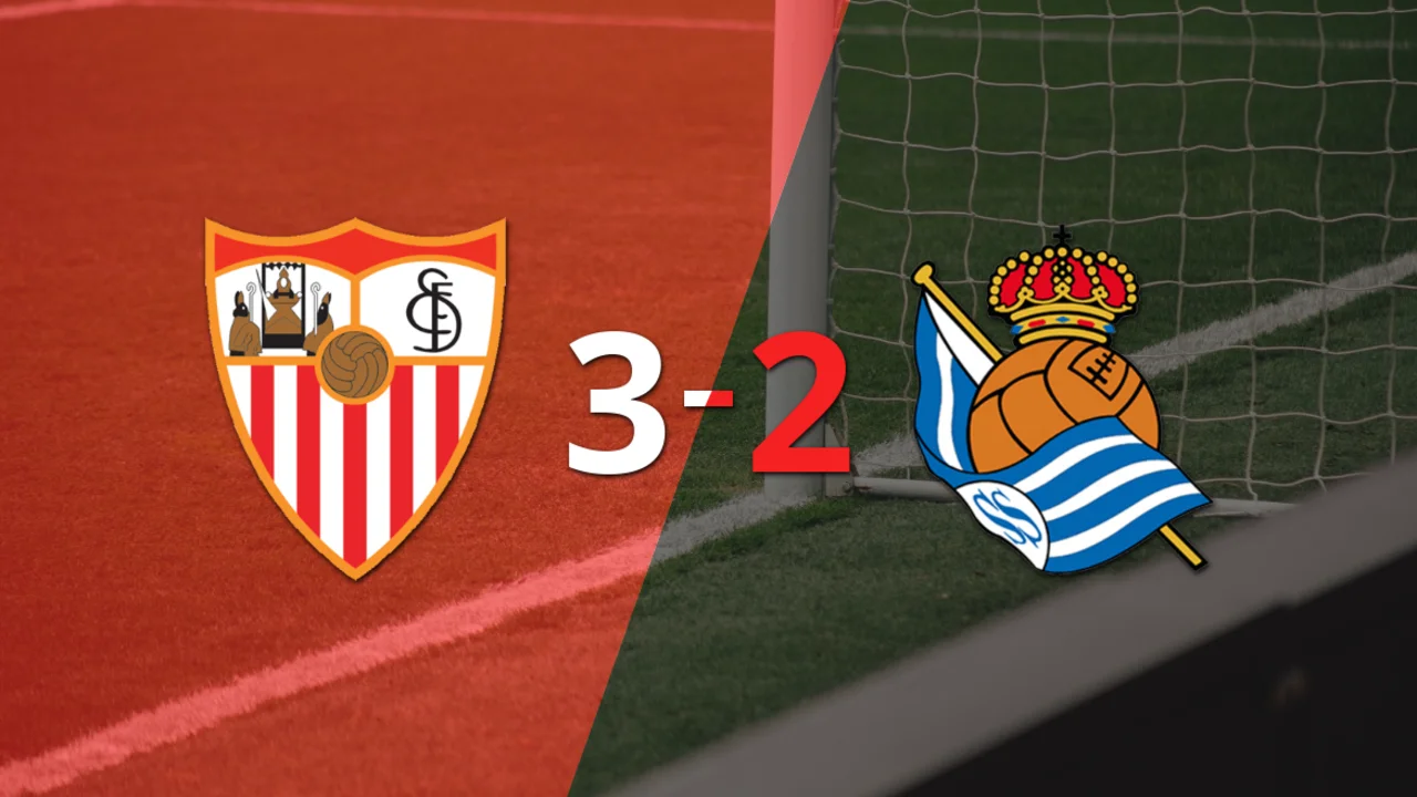 Sevilla gana 3-2 a Real Sociedad con doblete de Youssef En Nesyri