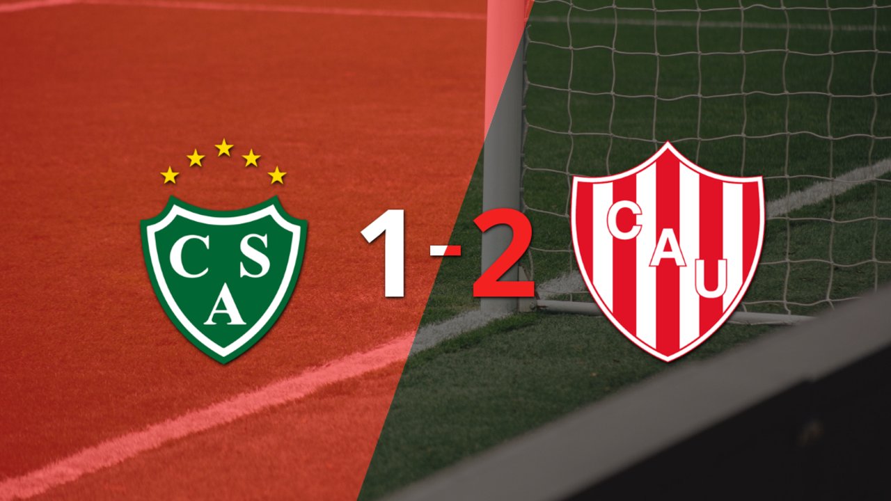 Unión ganó por 2-1 en su visita a Sarmiento