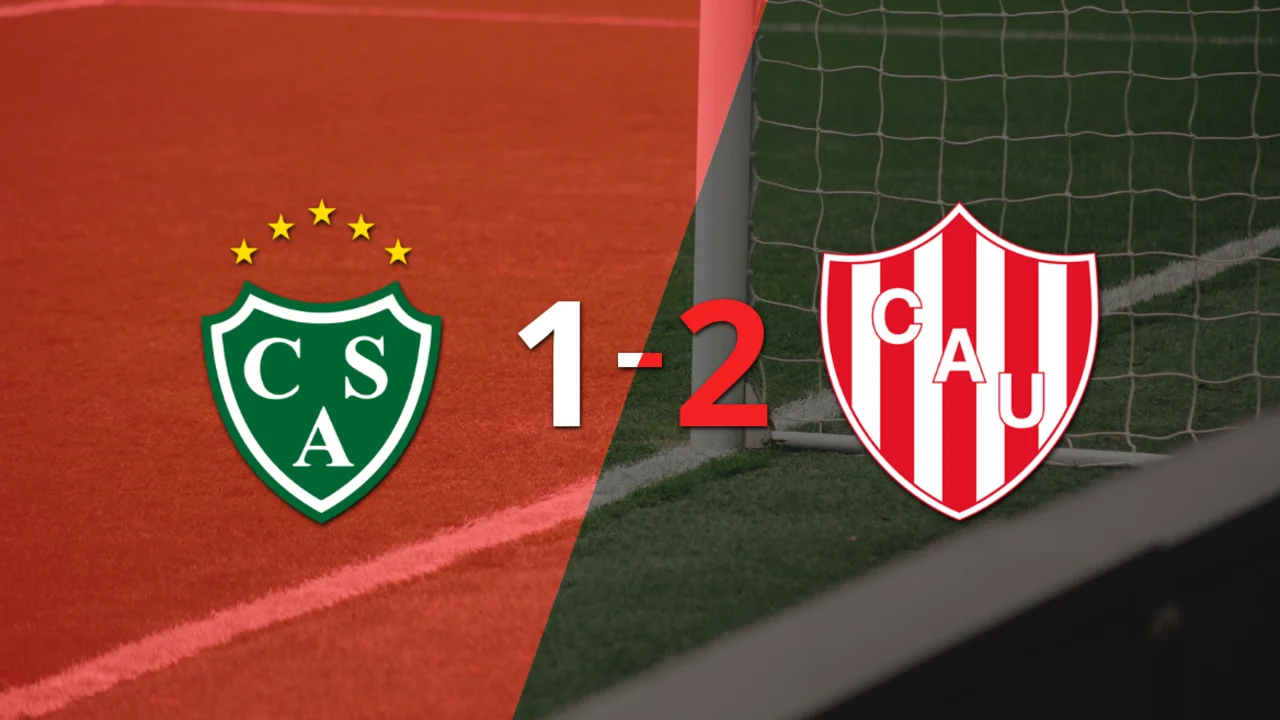 Unión ganó por 2-1 en su visita a Sarmiento