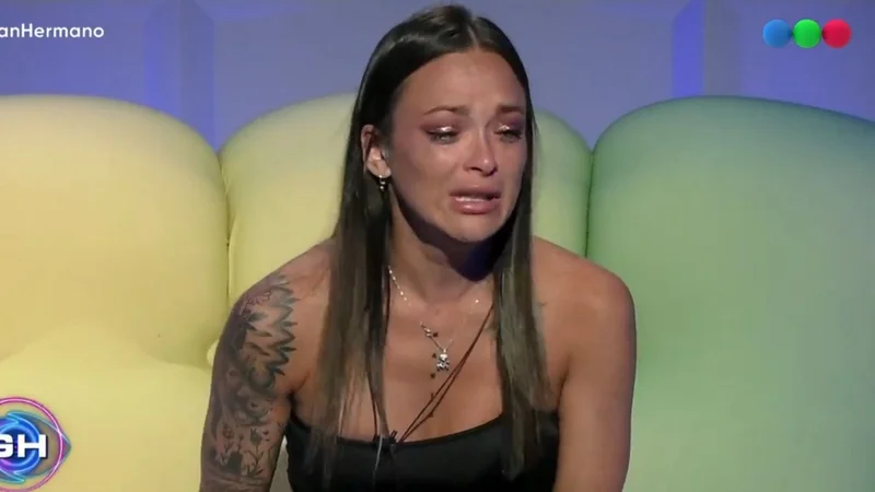 Renuncia en vivo: Agostina decidió abandonar la casa de Gran Hermano.
