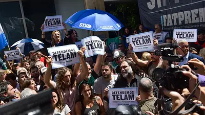 El mensaje de trabajadores de Télam a Milei: "Basta de mentiras" El mensaje de trabajadores de Télam a Milei: "Basta de mentiras"
