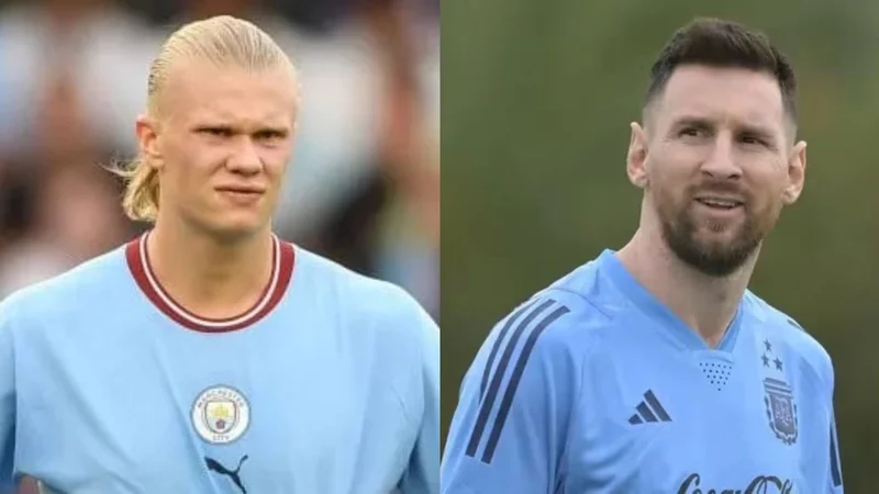 Selección Argentina, Lionel Messi, Erling Haaland. 