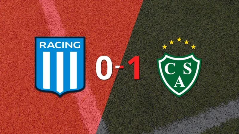 Sarmiento ganó por 1-0 a Racing Club con el gol de Fernando Godoy