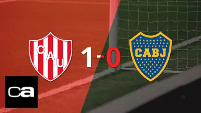 Con un solo gol, Unión derrotó a Boca Juniors en el estadio de la Avenida Con un solo gol, Unión derrotó a Boca Juniors en el estadio de la Avenida
