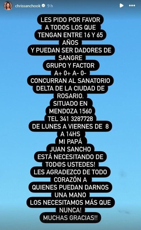 Instagram de Christian Sancho