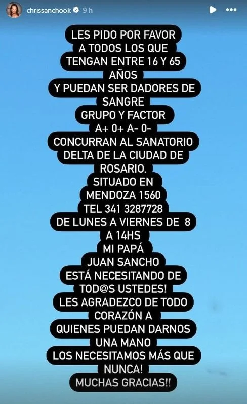 Instagram de Christian Sancho