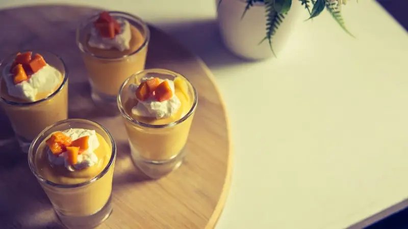 Mousse de durazno