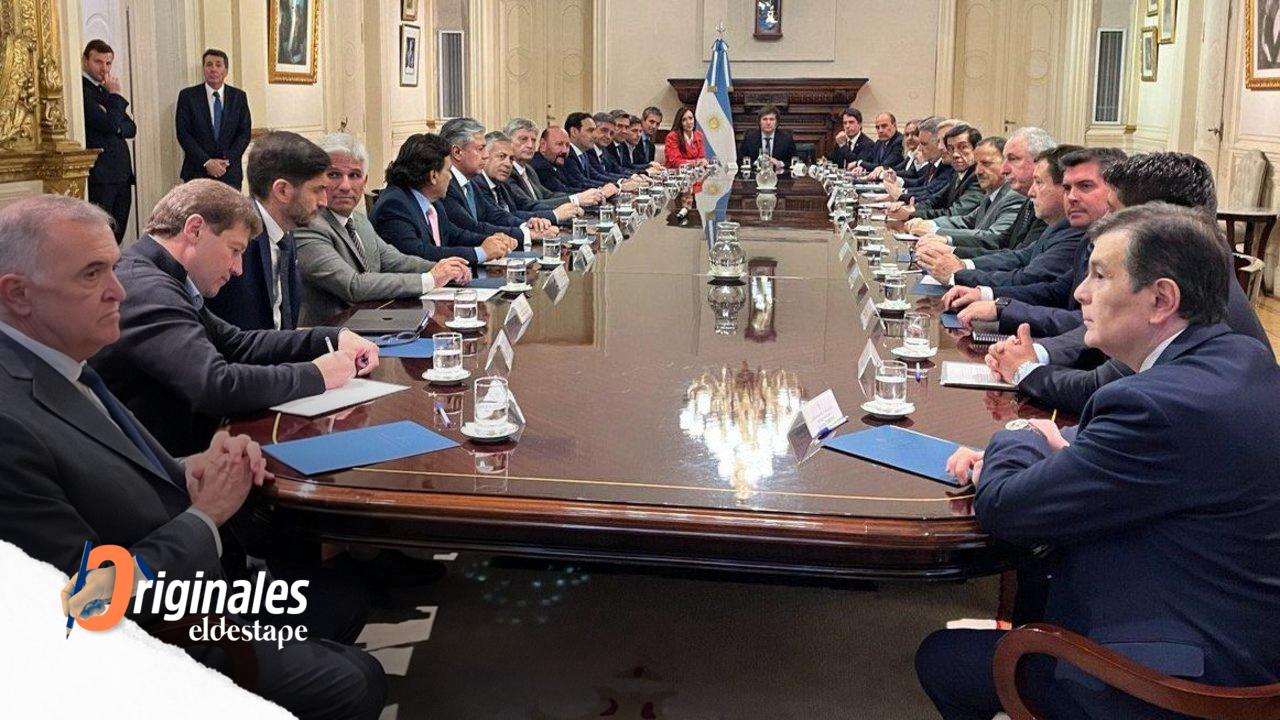 El Gobierno pone a prueba el "Pacto de Mayo" en la reunión con los gobernadores