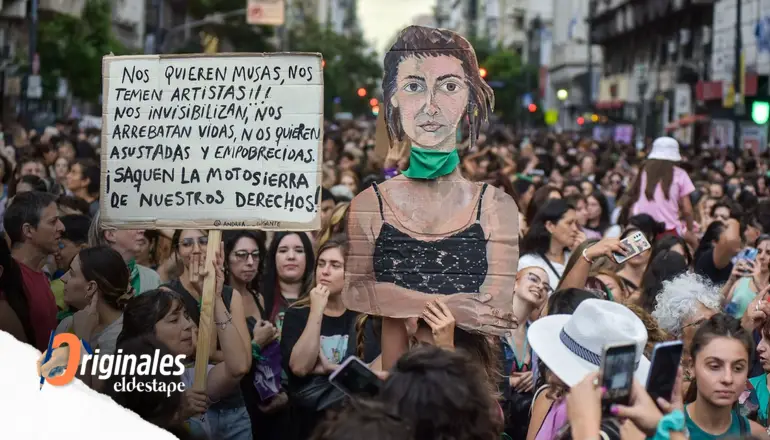 Sus vidas están marcadas por el femicidio y hoy le dicen basta a Milei, antes de la marcha antifascista: "Solo un potencial femicida habla de privilegios"