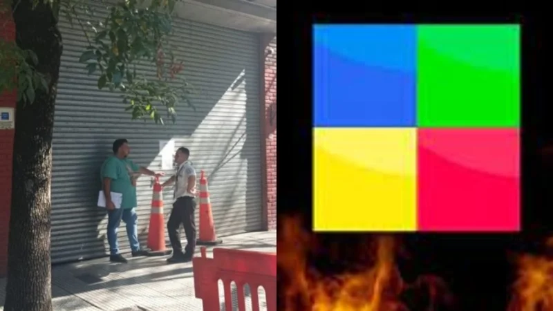 Conflicto en la puerta América TV con sus trabajadores. SATSAID