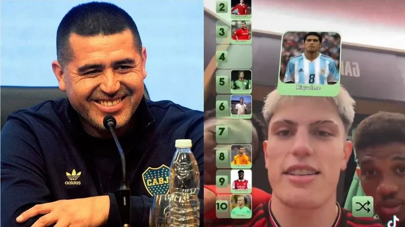 Alejandro Garnacho, Juan Román Riquelme, Boca, Selección Argentina, Manchester United, deportes
