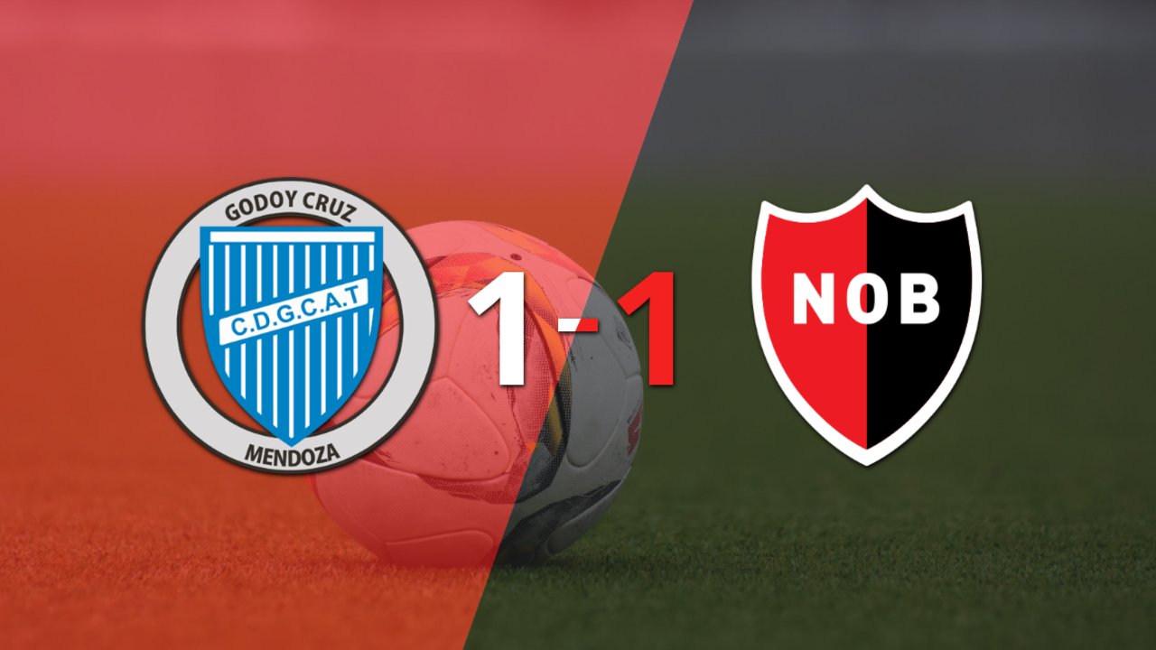 Godoy Cruz y Newell`s igualaron 1 a 1