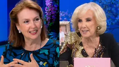 Diana Mondino y Mirtha Legrand Diana Mondino y Mirtha Legrand