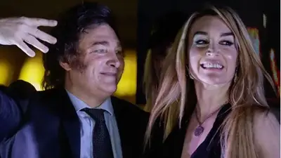 Javier Milei y Fátima Florez Javier Milei y Fátima Florez