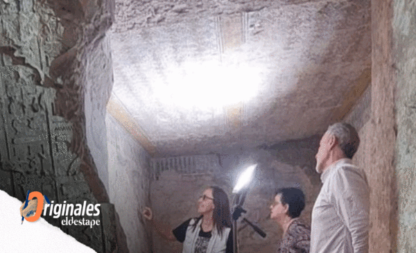 Encontraron una entrada de una importante tumba del Antiguo Egipto y