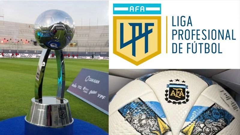 Fútbol argentino, trofeo, pelota