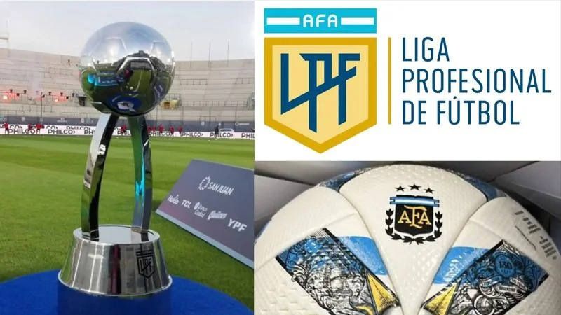 Fútbol argentino, trofeo, pelota